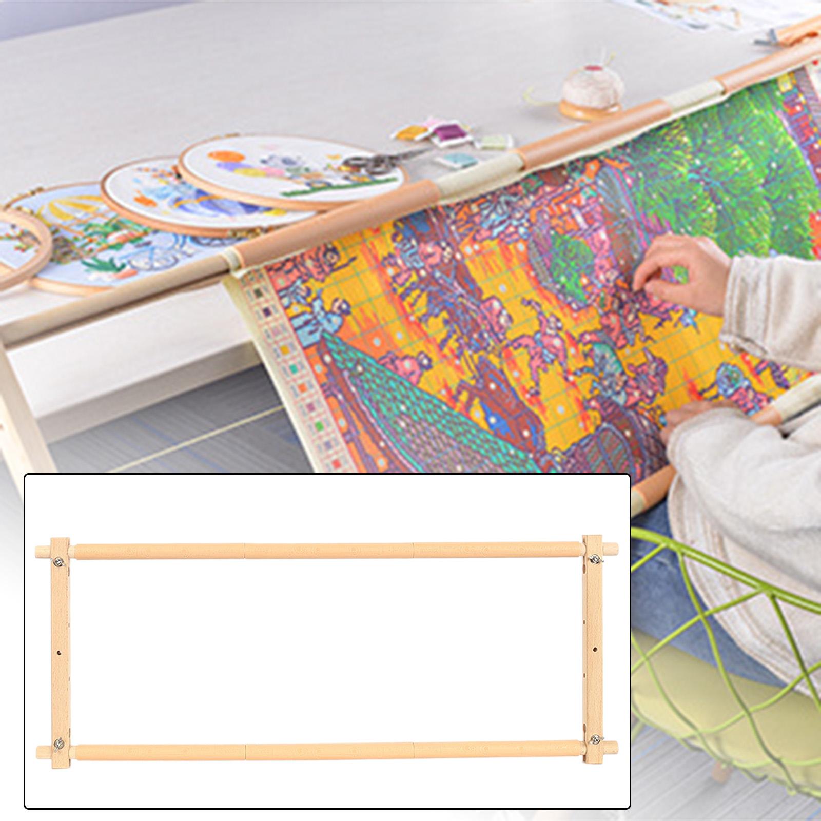 Embroidery Converter - 刺繍タペストリーフレーム無垢材家庭用裁縫道具使いやすい手作り刺繍工芸品キルティングフレーム刺繍フレーム
