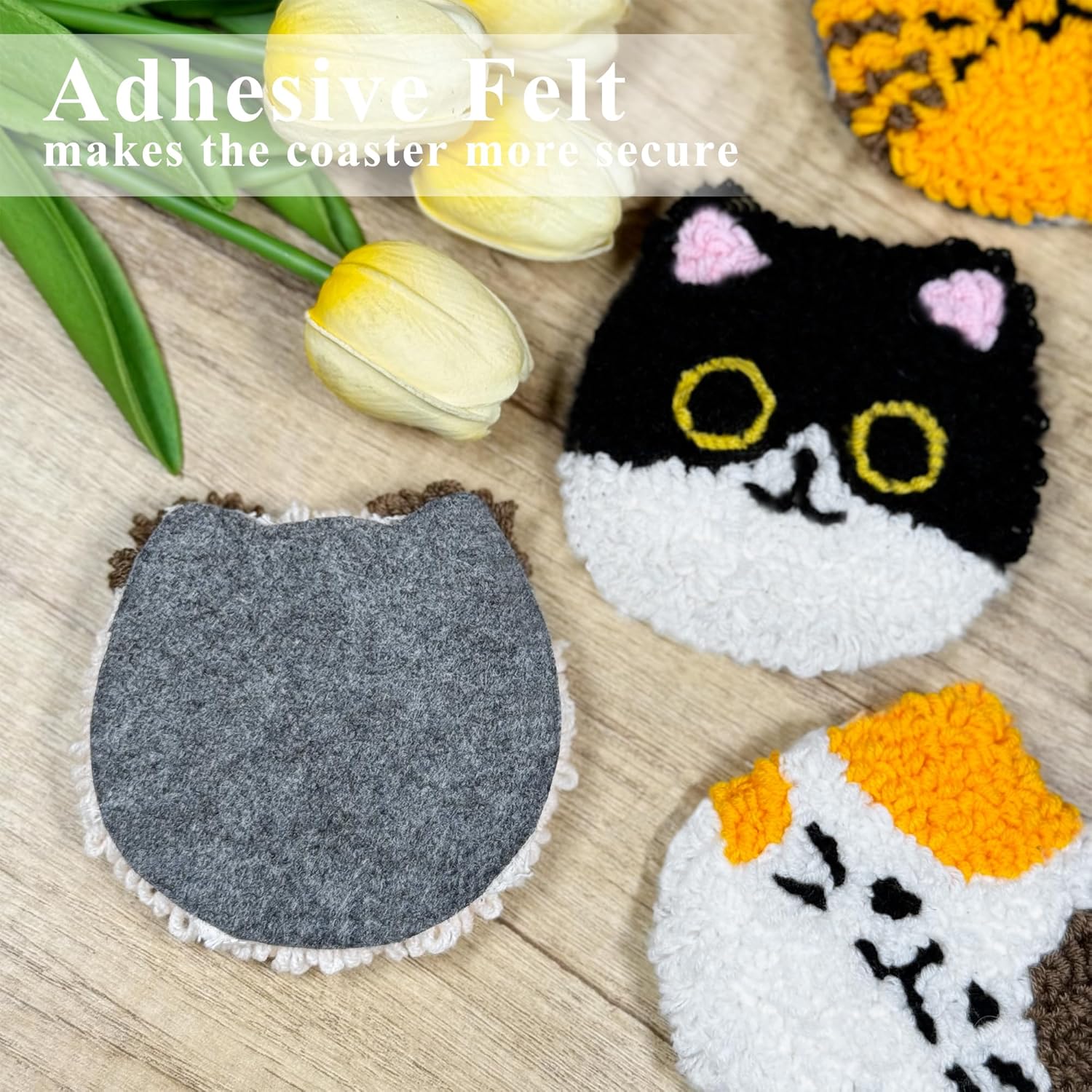 簡単なパンチニードルクリスマスコースター刺繍セット、創造的な - Embroidery Converter のレビューと価格