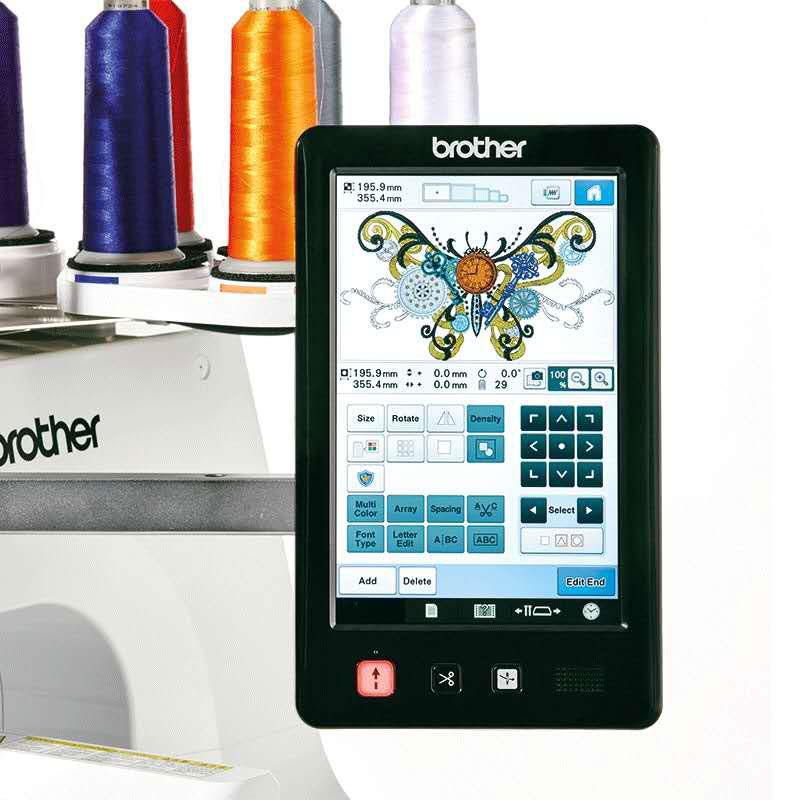 自動プログラマブルコンピュータ化工業用ブラザーPR1050X - Embroidery Machine Computerized のレビューと価格