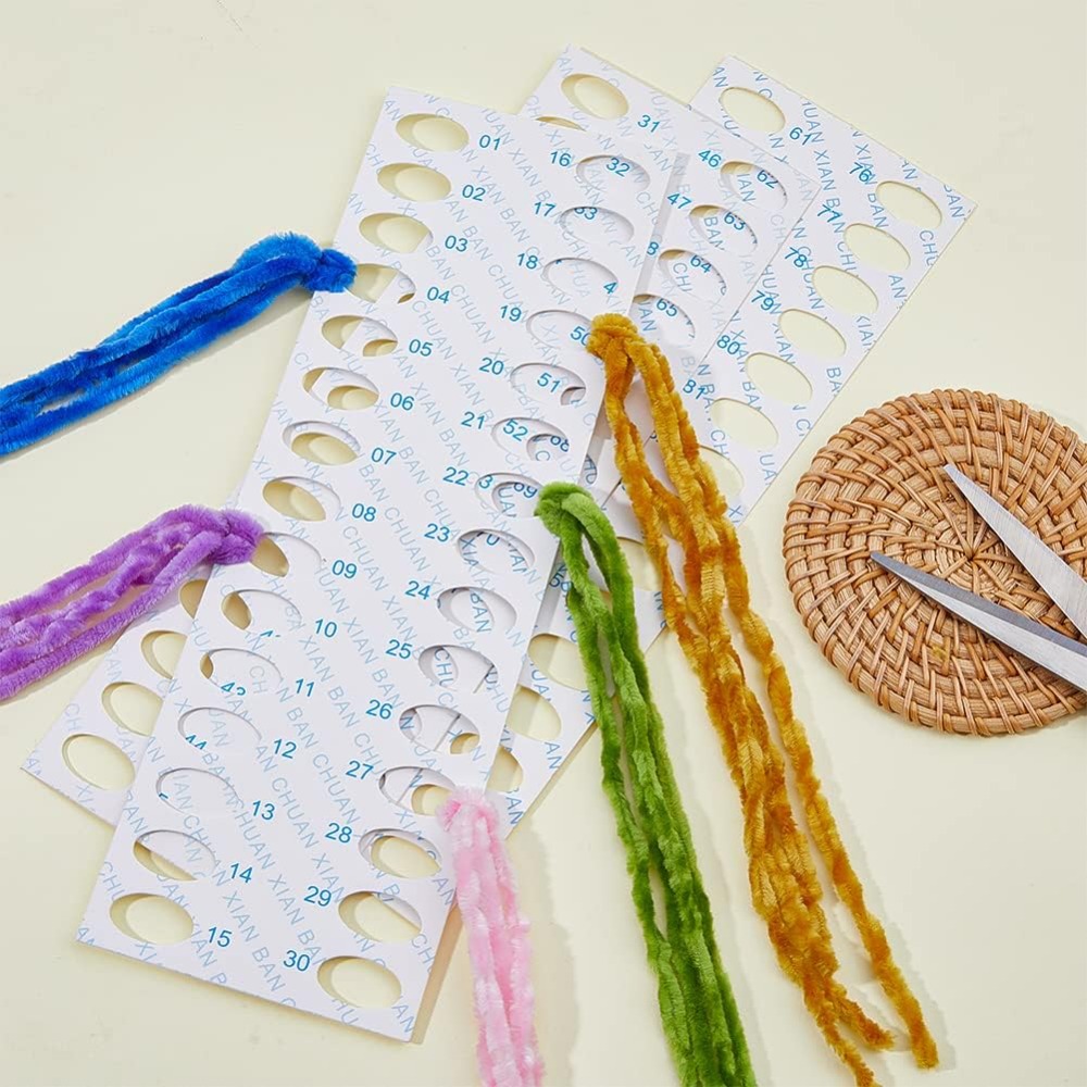 30 個 30 ポジション刺繍糸紙オーガナイザークロスステッ - Embroidery Paper のレビューと価格