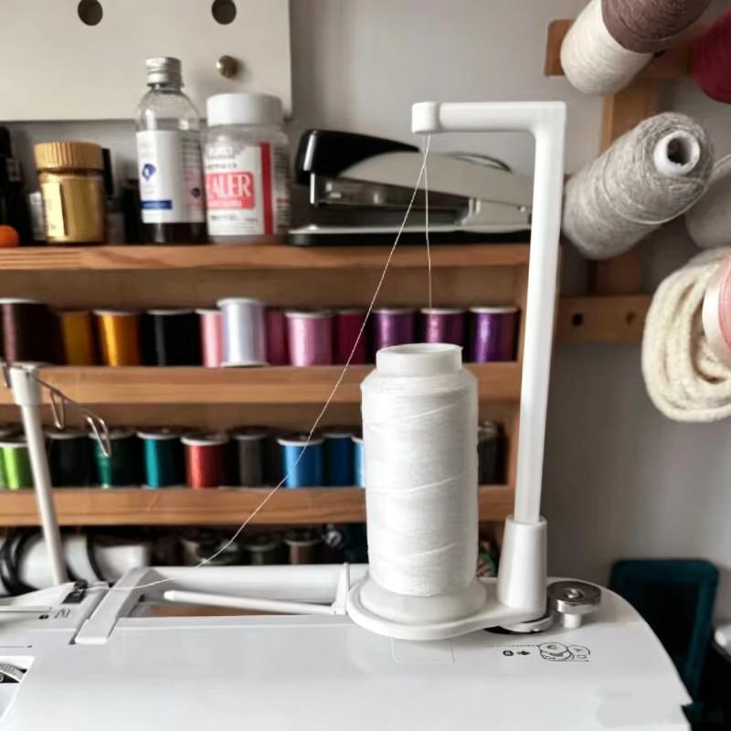 ミシン用シングルスプール糸スタンド、防振設計、家庭用縫製・刺 - Embroidery Machine Computerized のレビューと価格