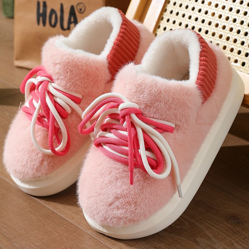 新型立体フルラップスリッパ ホームふわふわコットンシューズ  - Embroidery Cotton のレビューと価格