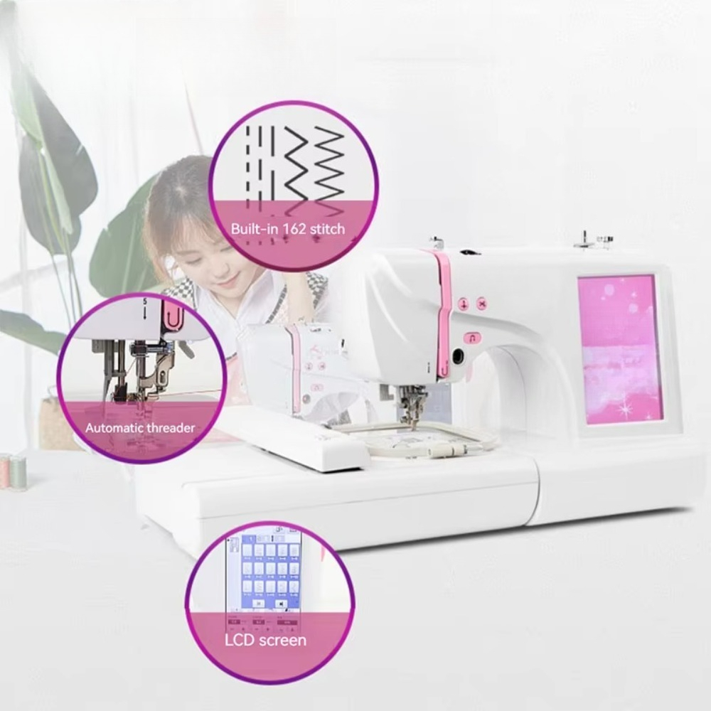 多機能コンピュータ刺繍ミシン ポータブル衣類用縫製・刺繍ミシ - Embroidery Machine Computerized のレビューと価格