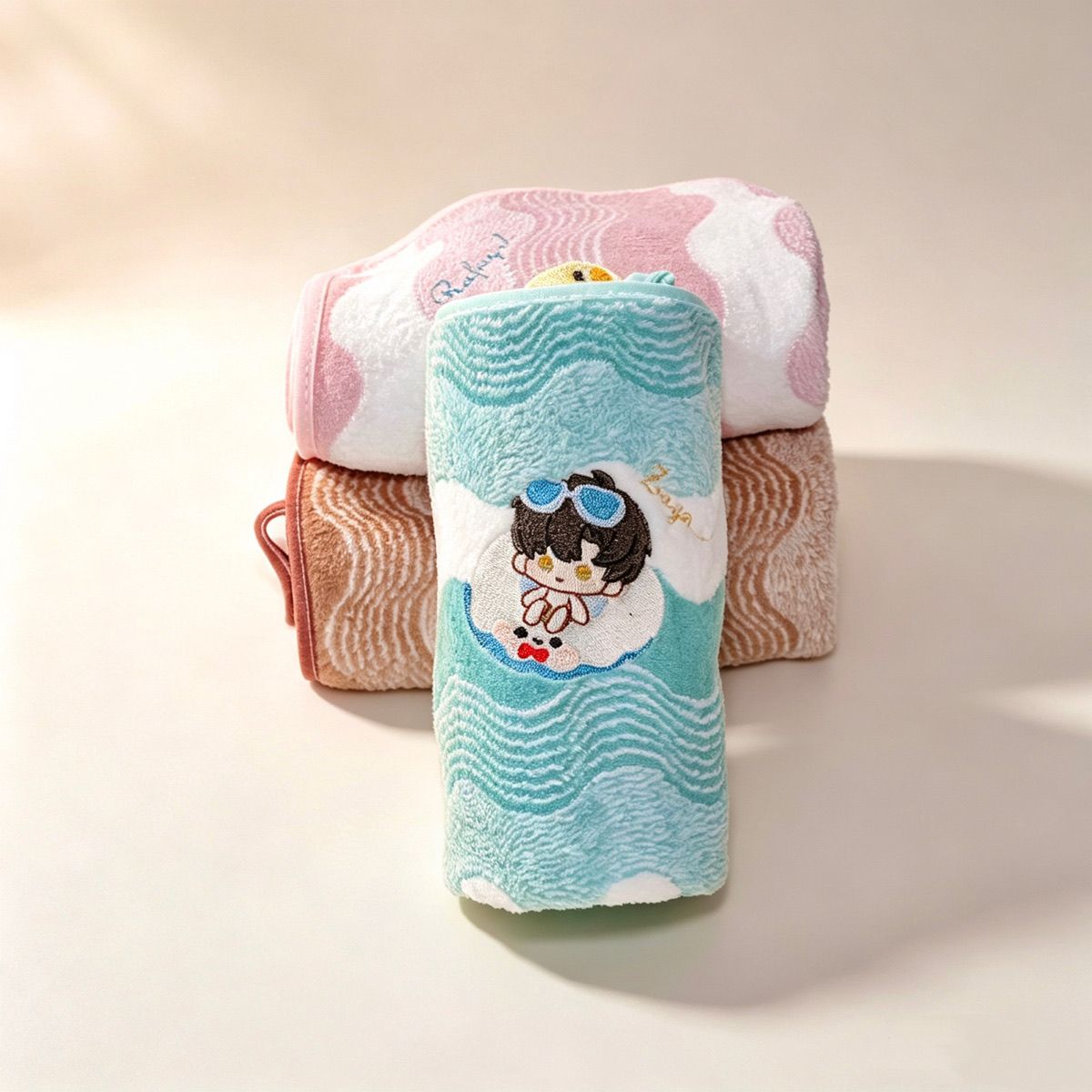 アニメ「ラブアンドディープスペース」コーラルフリースハンドタ - Embroidery Cotton のレビューと価格