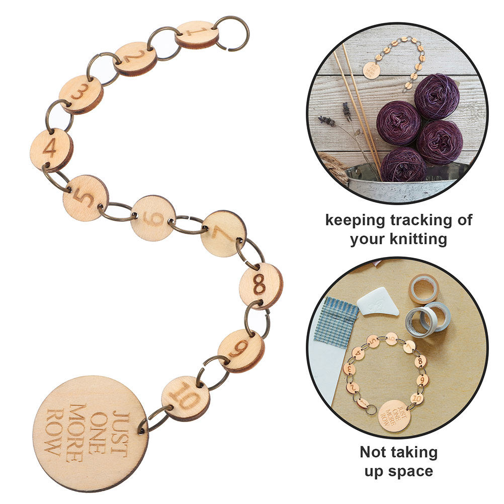 編み物用マーカー2個入り。クロシェ編み用の行数カウンター、ス - Stitch Marker Ring のレビューと価格