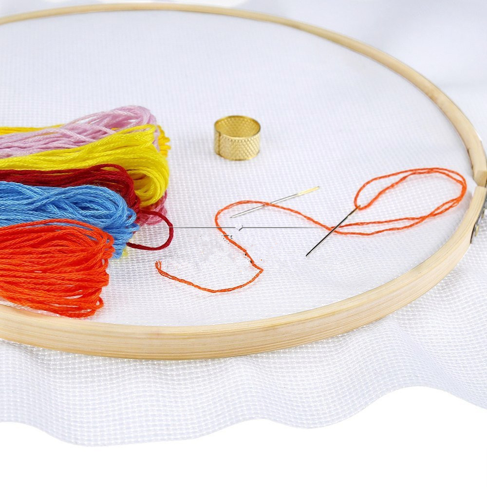 DIY用木製刺embroideryフープツール、中国の伝統的 - Stitch Marker Ring のレビューと価格