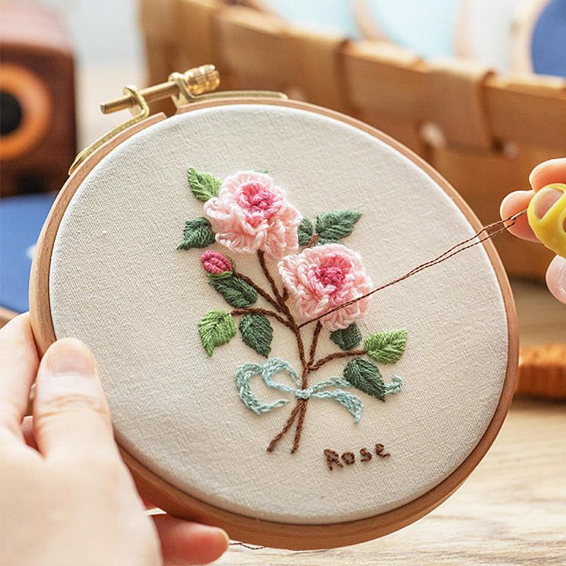 1個入り 高品質ブナ材刺繍枠 木製刺繍サークルリングホルダー - Embroidery Ring のレビューと価格