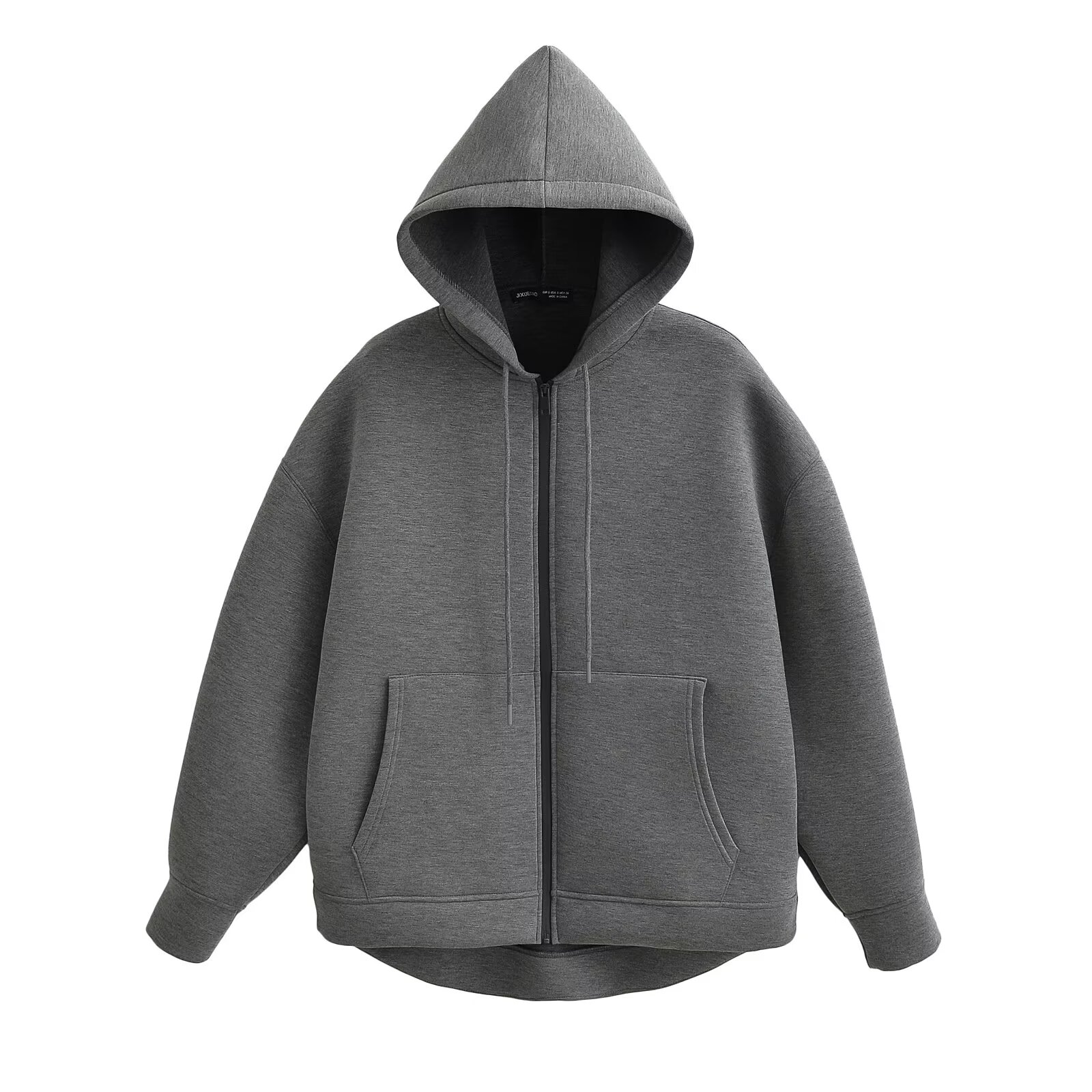 MUJER ジップアップパーカー女性秋フード付きトレーナー女 - Embroidery Zip Up Hoodie のレビューと価格