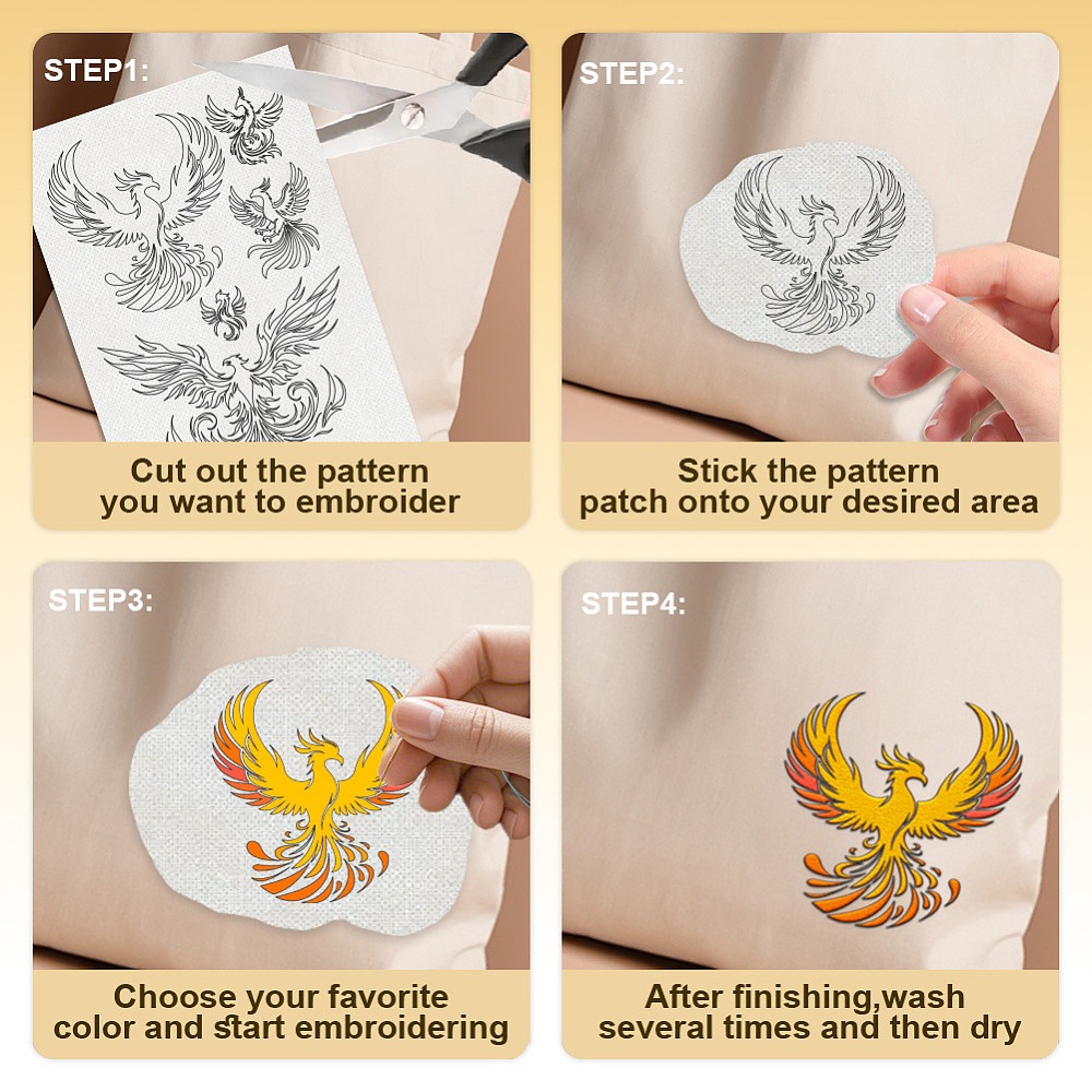 23枚入り、水溶性刺繍用補強シート（手縫い用）、サイズ：8. - Embroidery Cloth のレビューと価格