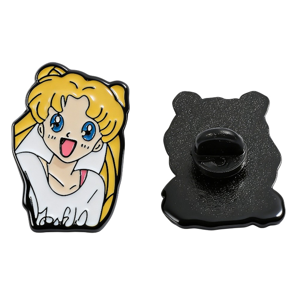 2個セット 面白い漫画ブローチ かわいいウサギと月野のキャラ - Embroidery Tulle のレビューと価格