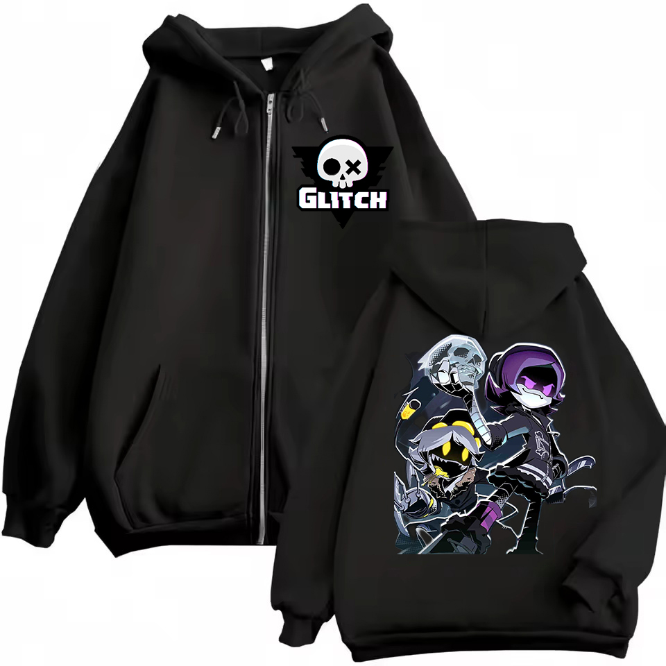 アニメ「殺人ドローン」ジッパーフーディー、漫画「ウージー」と - Embroidery Zip Up Hoodie のレビューと価格