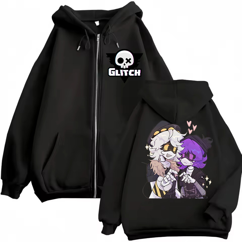 アニメ「殺人ドローン」ジッパーフーディー、漫画「ウージー」と - Embroidery Zip Up Hoodie のレビューと価格