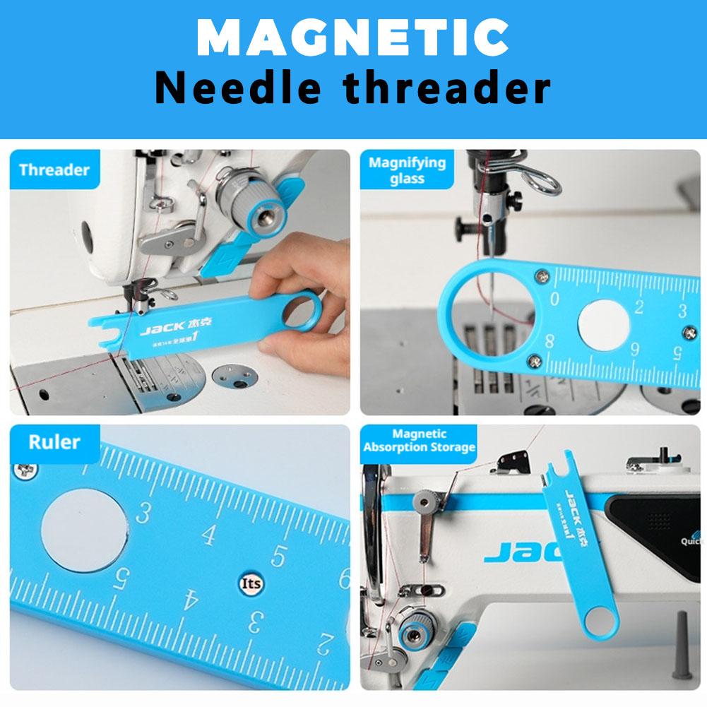 ジャック磁気針通し器、拡大鏡と定規付き – 縫製クラフト用の - Embroidery Converter のレビューと価格