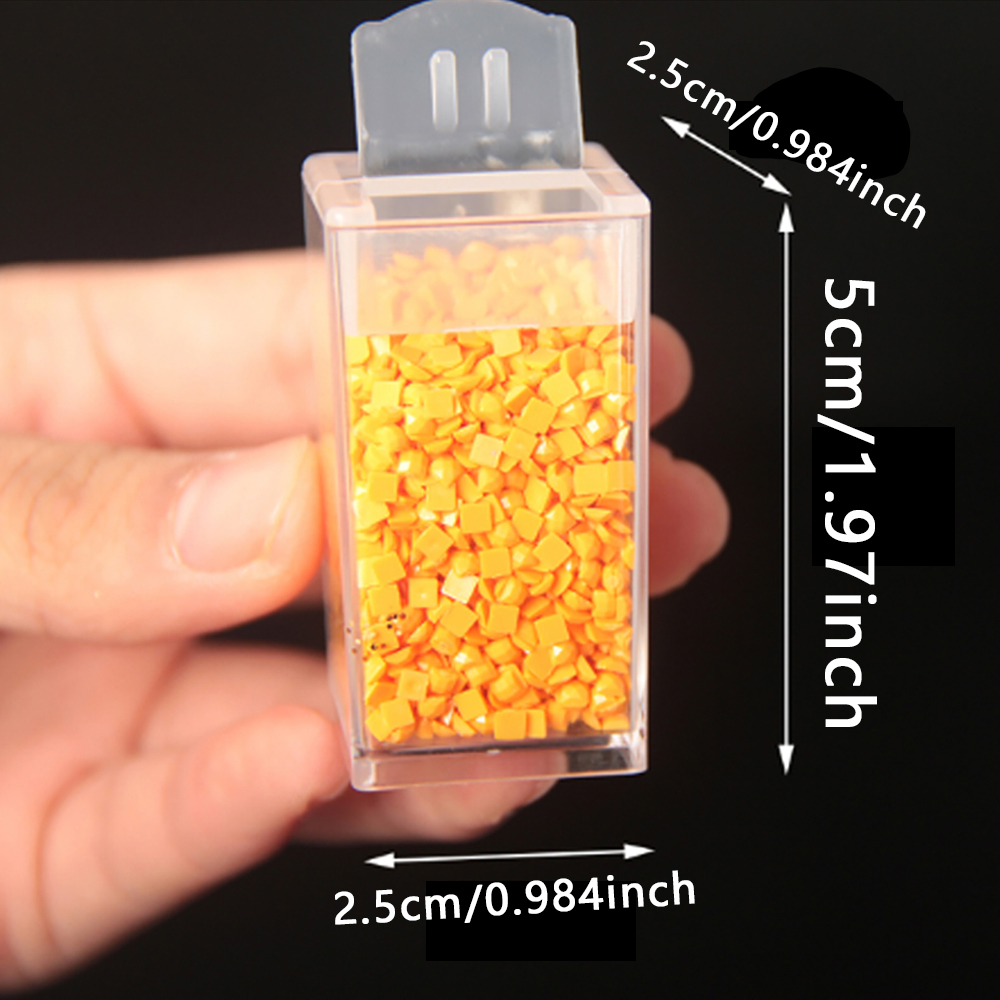 正方形プラスチック製ダイヤモンドペインティング収納ボックス  - Embroidery Service のレビューと価格