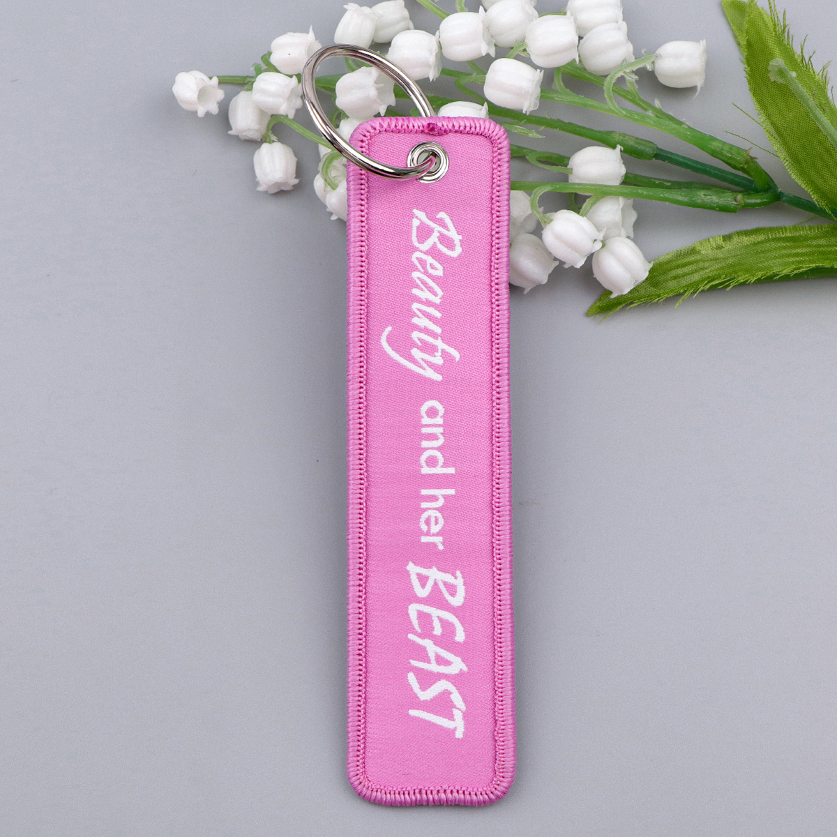 「live,love,laugh」の引用句刺繍キーホルダーキ - Embroidery Quote のレビューと価格