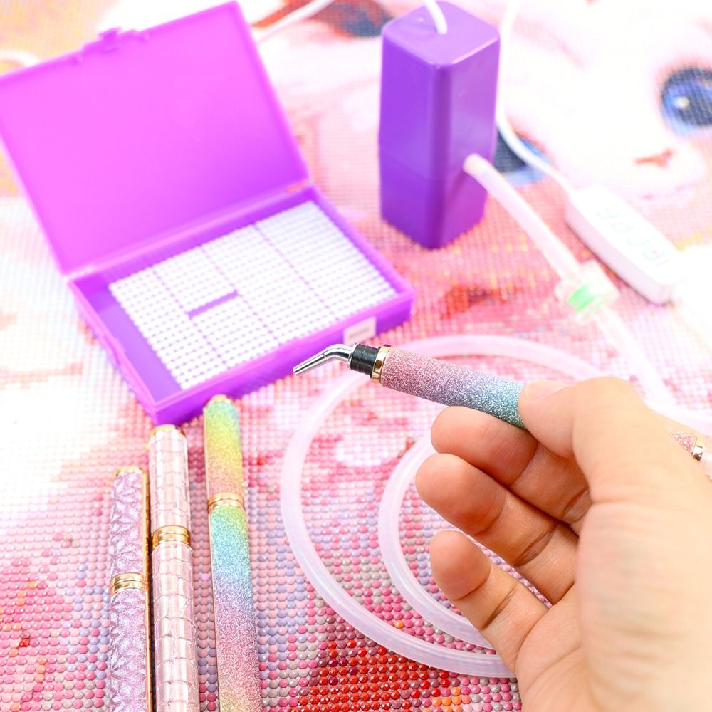 電気真空ダイヤモンド塗装ペンキット USB 電源ダイヤモンド - Embroidery Details のレビューと価格